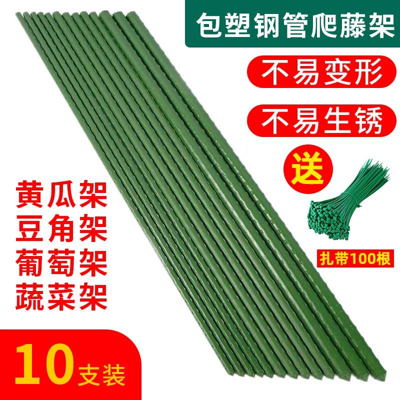 Выращивание овощных опорных стержней для восхождения на ротанговую подрамку для цветов винограда помидор фасоль огурец сумка пластиковая стальная труба для растений Садоводство