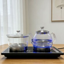 泡茶全自动底部上水壶电热烧水壶茶台抽水一体机茶桌嵌入式煮茶器