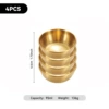 Gold 4pcs [8.2cm plate]