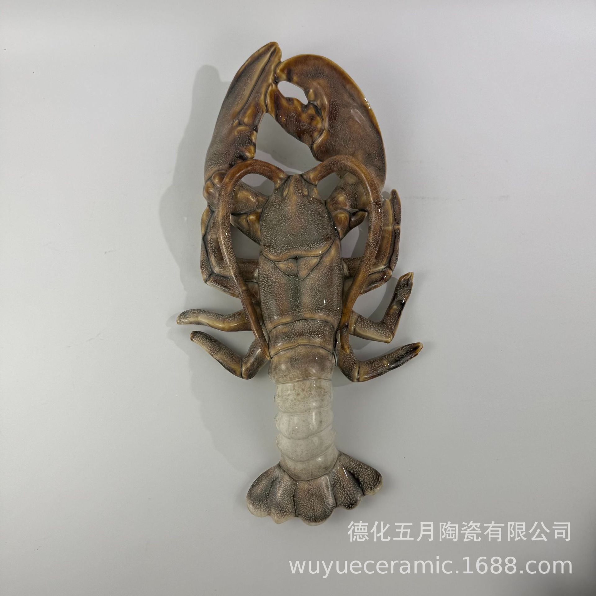 可爱海洋动物龙虾冰箱贴磁铁鲨鱼摆件DIY创意卡通外贸冰箱贴跨境