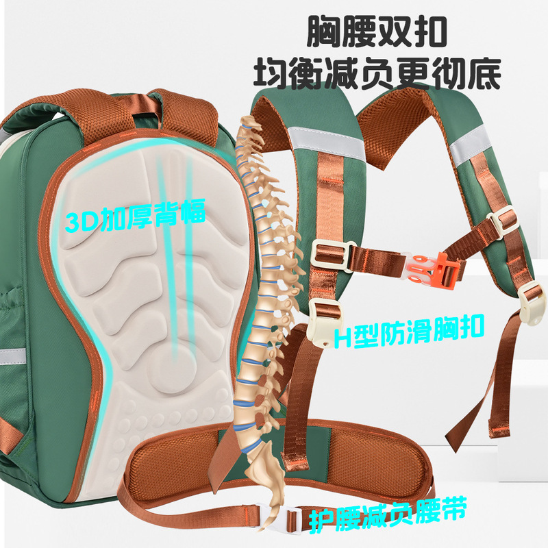 学生カバン1-6年生の背もたれ防水カバン子供のリュックサックメーカーの卸売りです。|undefined