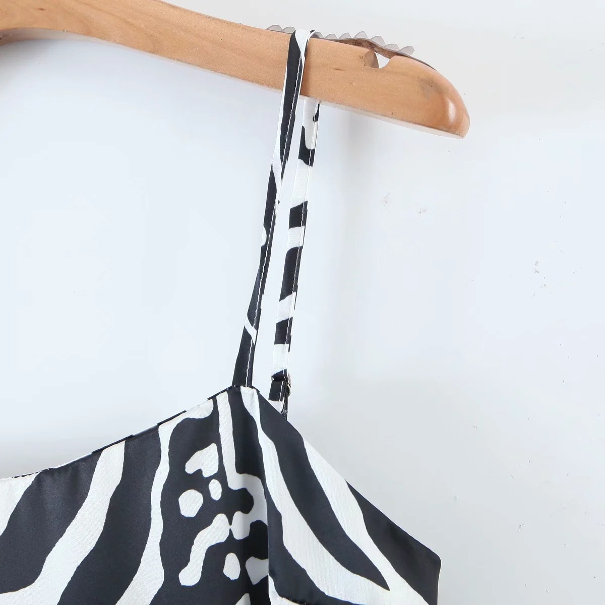 zebra print suspender dress NSAC20955