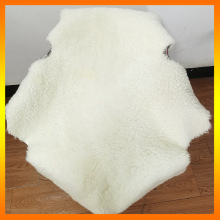 整张羊皮羊毛地毯家用地垫皮毛一体居家样板间简约纯色真皮毛厂家