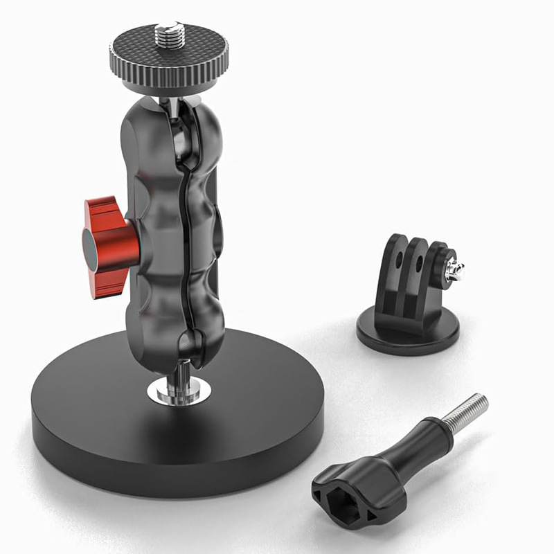 Magnético soporte de cámara de automóvil DJI / insta360 / gopro accesorios de cámara de automóvil imán metal plataforma de nube