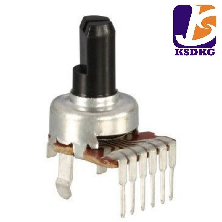 源头工厂KSD-RV-1212G立式电位器  带按压开关旋转式 半柄