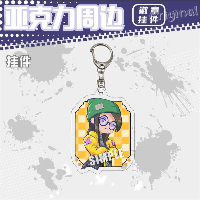 オリジナル畏れ无い契约Valorantアクリルキーホルダー贤者不死鸟レイズブリキバッジストラップ|undefined