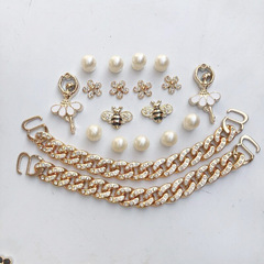 外貿新款洞洞鞋diy配飾ins高級感花園鞋適配鞋花鞋扣裝飾品配件