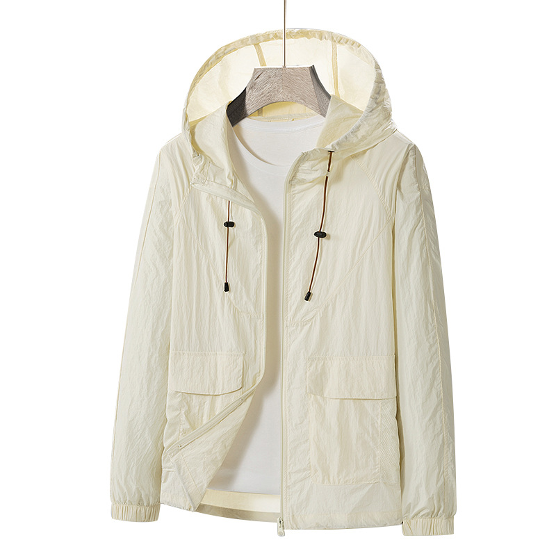 Verano suelto ciclismo pesca ropa de protección solar chaqueta protección UV seda de hielo ropa de protección solar para hombres personalización especial para exteriores