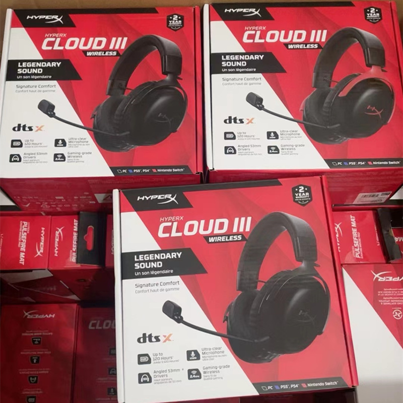 Hyperx Cloud 3 Wireless Extremely Unknown Hurricane 3 Wireless Over-Ear Gaming Headset