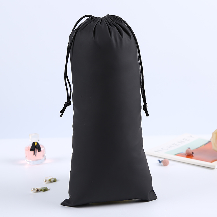 牛津 PU皮革防水束口抽绳袋 收纳涤纶布束口袋 时尚便携拉绳束口