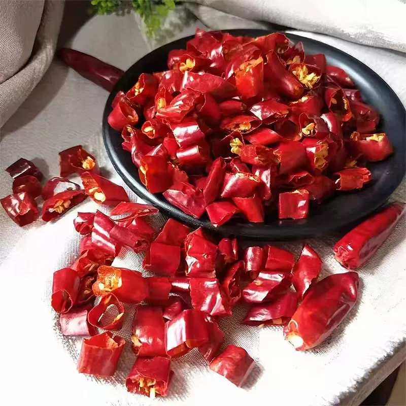 商用辣段干红辣椒段工厂批发干辣椒段大包装餐饮饭店火锅特香辣椒