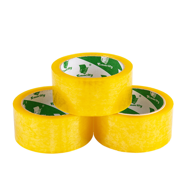 Cinta exprés de suministro directo de fábrica 5.5cm rollo grande ultra ancho, cinta exprés de embalaje transparente amarillo de alta viscosidad
