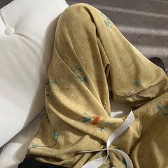 2025年の新型綿のズボンの女性の春と秋の新しい中国式の家庭のズボンはお母さんのズボンの夏の薄いズボンを着ることができます。