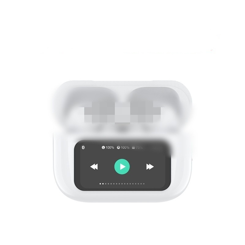 Auriculares Bluetooth A9 Pro con Pantalla V8 — Cancelación de Ruido ANC, Estuche Deslizante