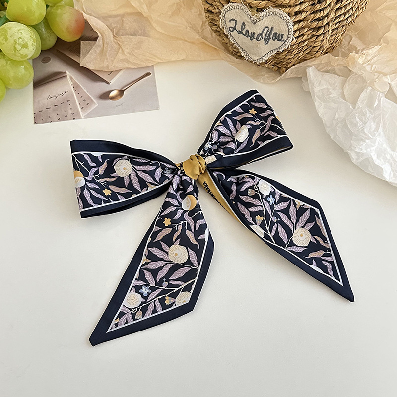 Bufanda de seda, atmósfera coreana, nueva cara, elegante decoración, bufanda pequeña, pañuelo floral, cinturón para el cabello, cinturón para el cabello, cinturón para el cabello