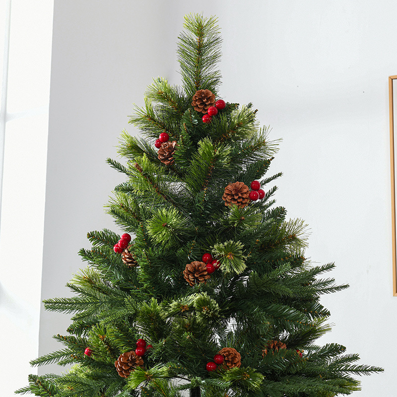 Hong Kong Heng casa transfronteriza de lujo hoja mixta de alta gama árbol de Navidad 2,1 gran centro comercial ventana decoración del hotel Navidad