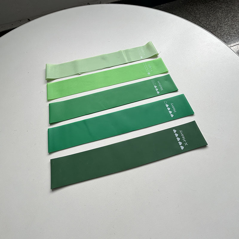 Tpe Green Elastic Band for Yoga Exercise, Thickened Resistance Loop, Rubber Strength Training, Quick Hip Lift Elasticity
