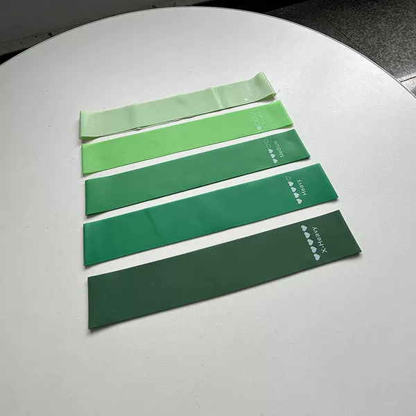 Tpe Green Elastic Band for Yoga Exercise, Thickened Resistance Loop, Rubber Strength Training, Quick Hip Lift Elasticity