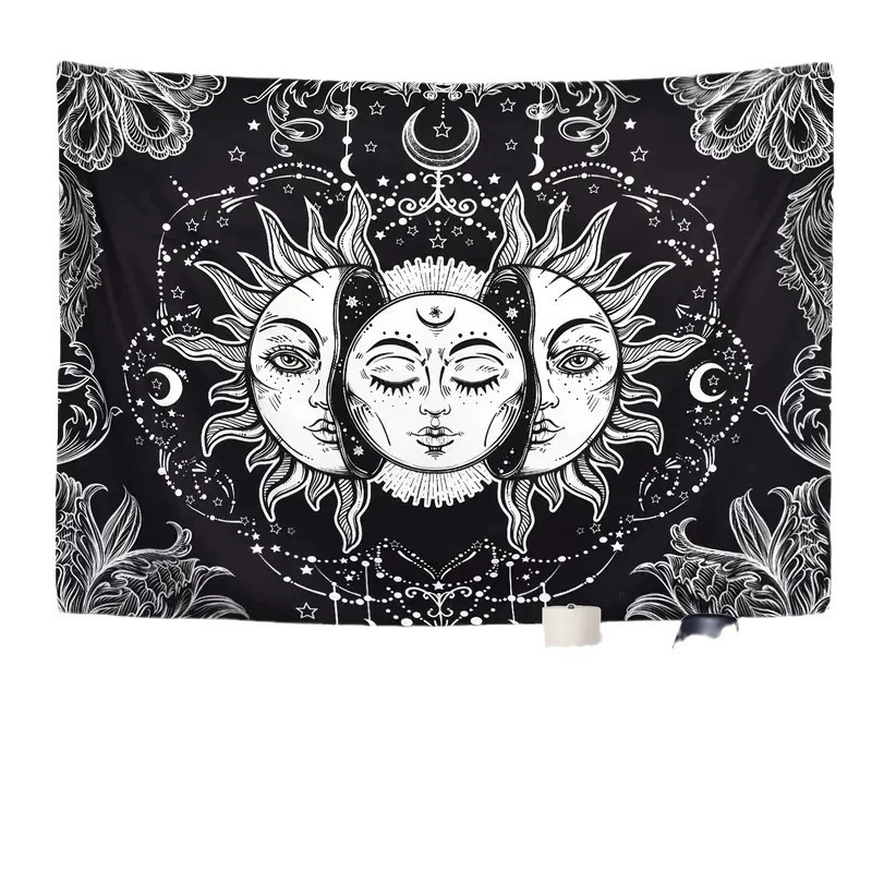 Mysterious tapestry solar-powered for bedroom
