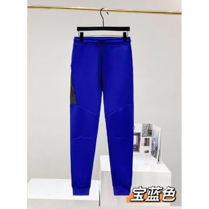 Camiseta con cremallera encapuchada transfronteriza para hombres primavera y otoño nueva chaqueta casual de ropa deportiva, pantalones de pies pequeños, dos piezas