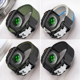 The New Model Is Suitable for Apple Watch10 Apple Watch Strap Fidloc Magnetic Buckle Nylon Watch Strap