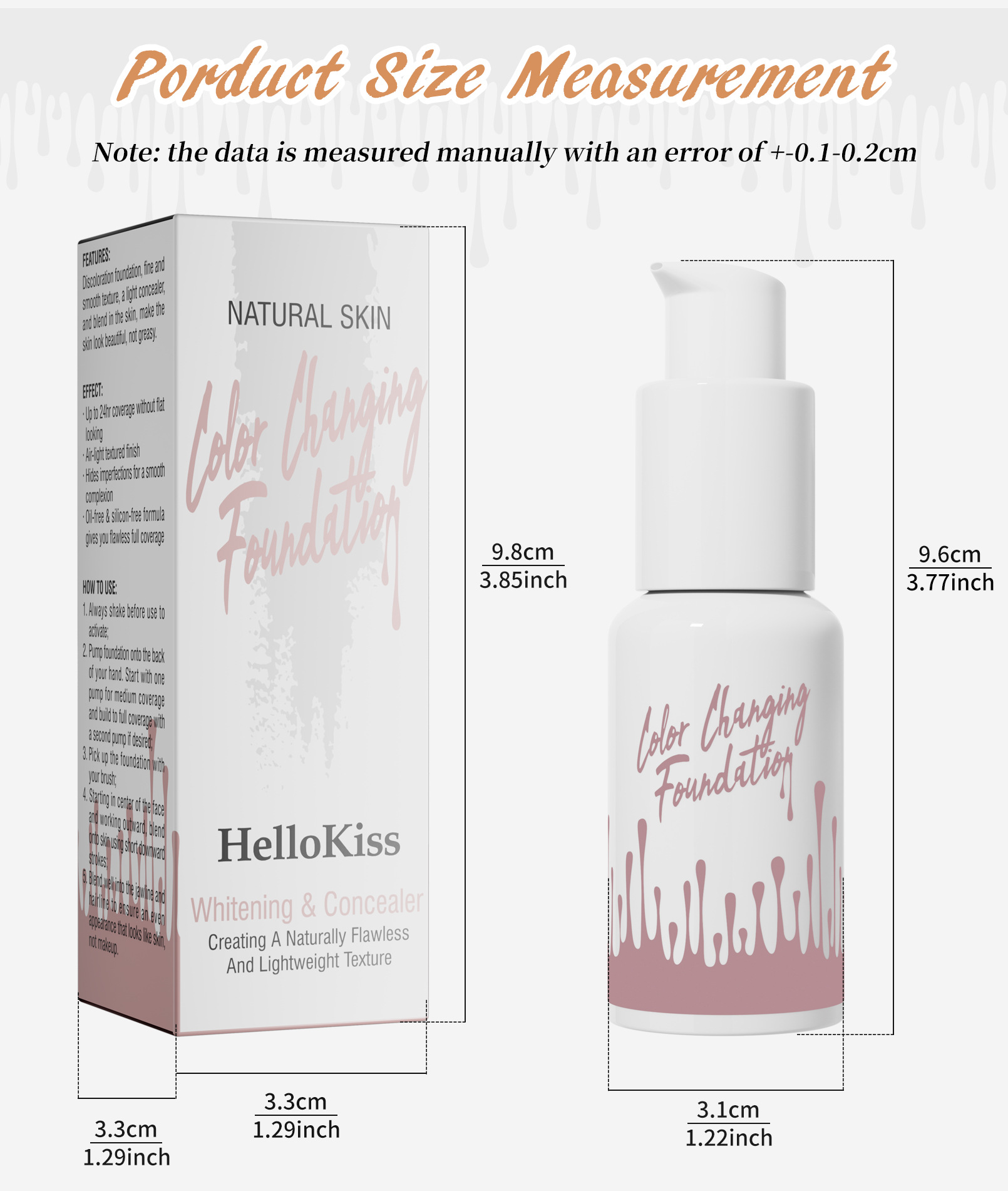 Hellokiss Color changing foundation undefined