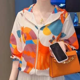 防晒衣女2026夏季新款女士轻薄外套防紫外线透气外穿防晒服防晒衫