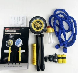 Cross-border car washing tool chenille Car cleaning tools - one-set-including-water-pipes