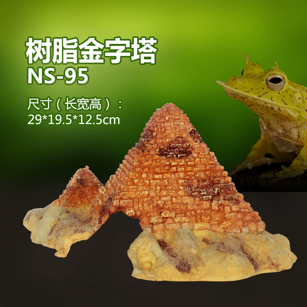 Аквариум для ползания домашних животных ящерица паук хомяк маленькое животное маленький питомец египетская Пирамида моделирование ландшафтный дизайн Смола Побег
