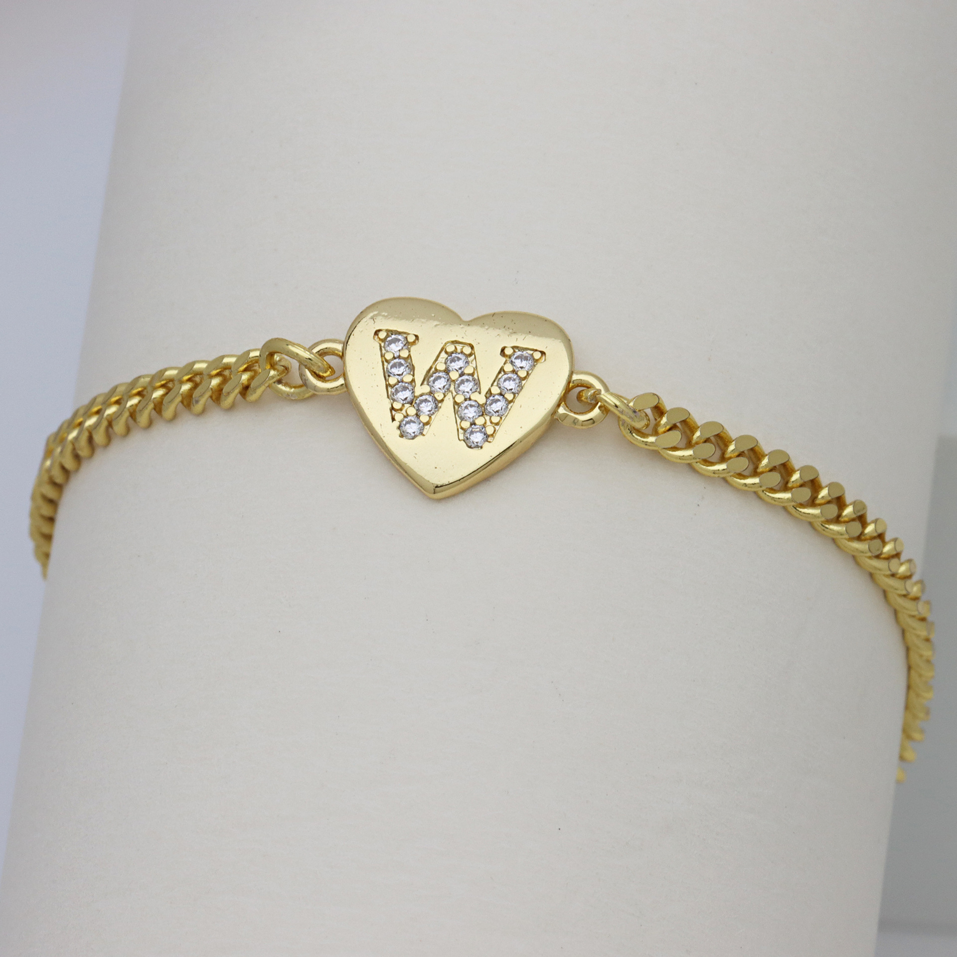 8g Weight Copper Pendant Material Zircon Inlay Material Bracelets Classification Copper Chain Material Cuban Link Chain Curb Chain Chain Type 1 Piece Quantity Holiday, Banquet, Selfie Occasion Copper Material Letter, Heart Shape Pattern All Seasons Season Women's Gender Inlay Design Casual, Elegant, Lady Style Wholesale Jewelry Casual Elegant Lady Letter Heart Shape Copper Zircon Inlay Bracelets Cuban Link Chain Curb Chain 28