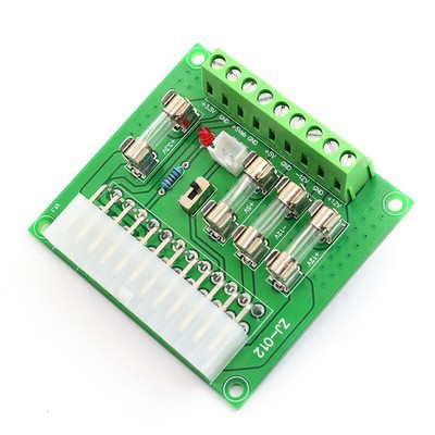 台式机ATX电源转接板电脑ATX电源取电板电源引出接线模块