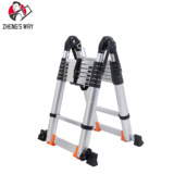 Односторонняя шарнирная телескопическая лестница на заказ, чертежи и образцы, аксессуары для обработки, внешняя торговля, исходный завод