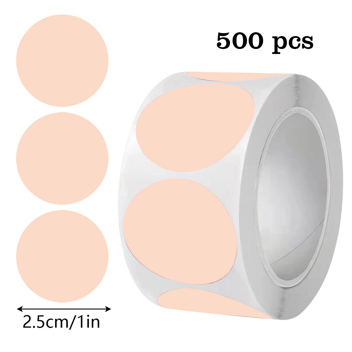 C943;2.5cm/1inch*500 스티커