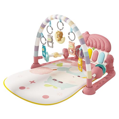 Pedal piano newborn baby toys 0-1 years old fitness stand early education puzzle male and female baby 3-6 months gift