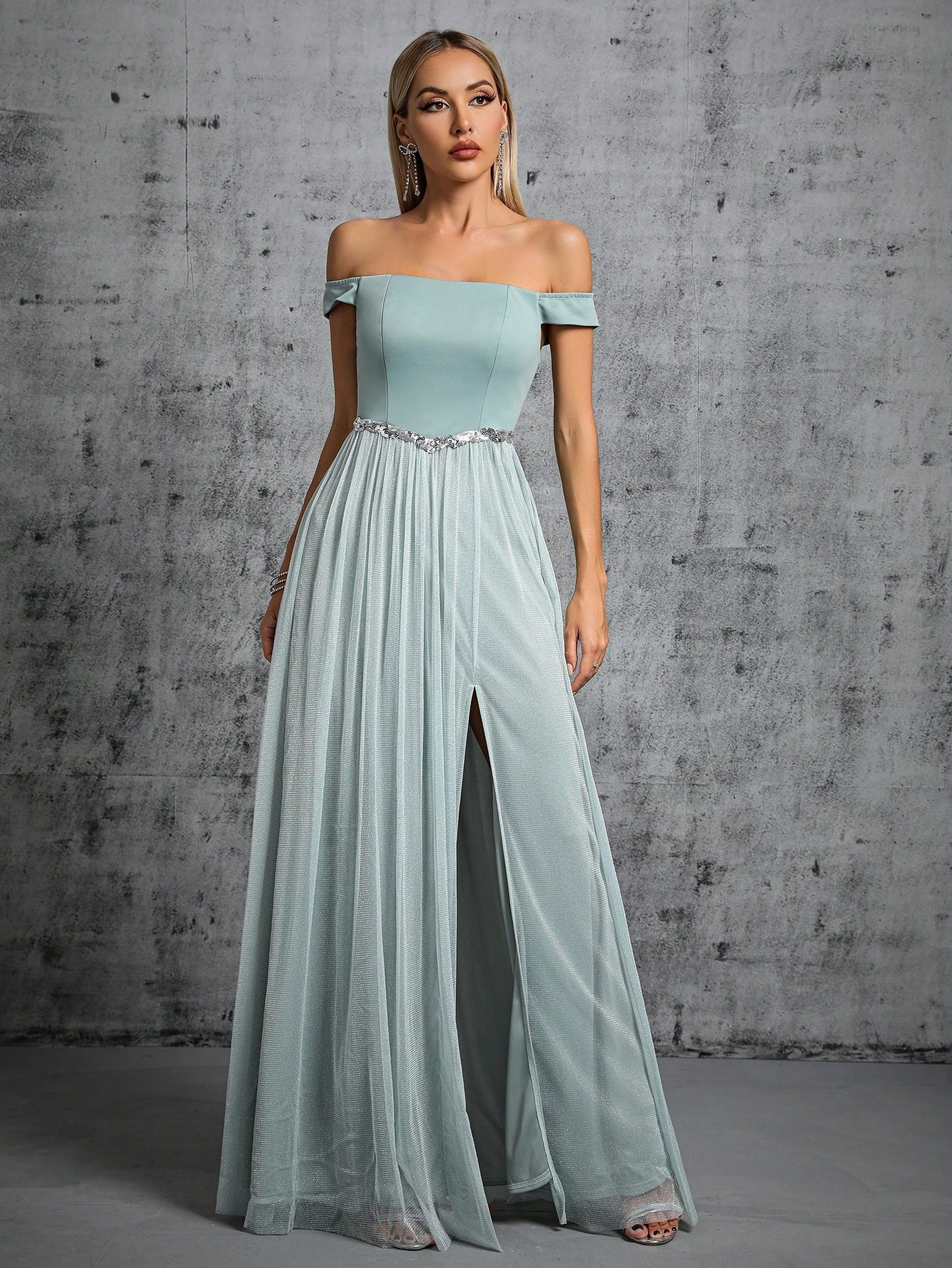 2026 nuevo vestido de baile de hombro transfronterizo europeo y americano vestido de estilo adelgazado vestido de adulto vestido de mujer image 6