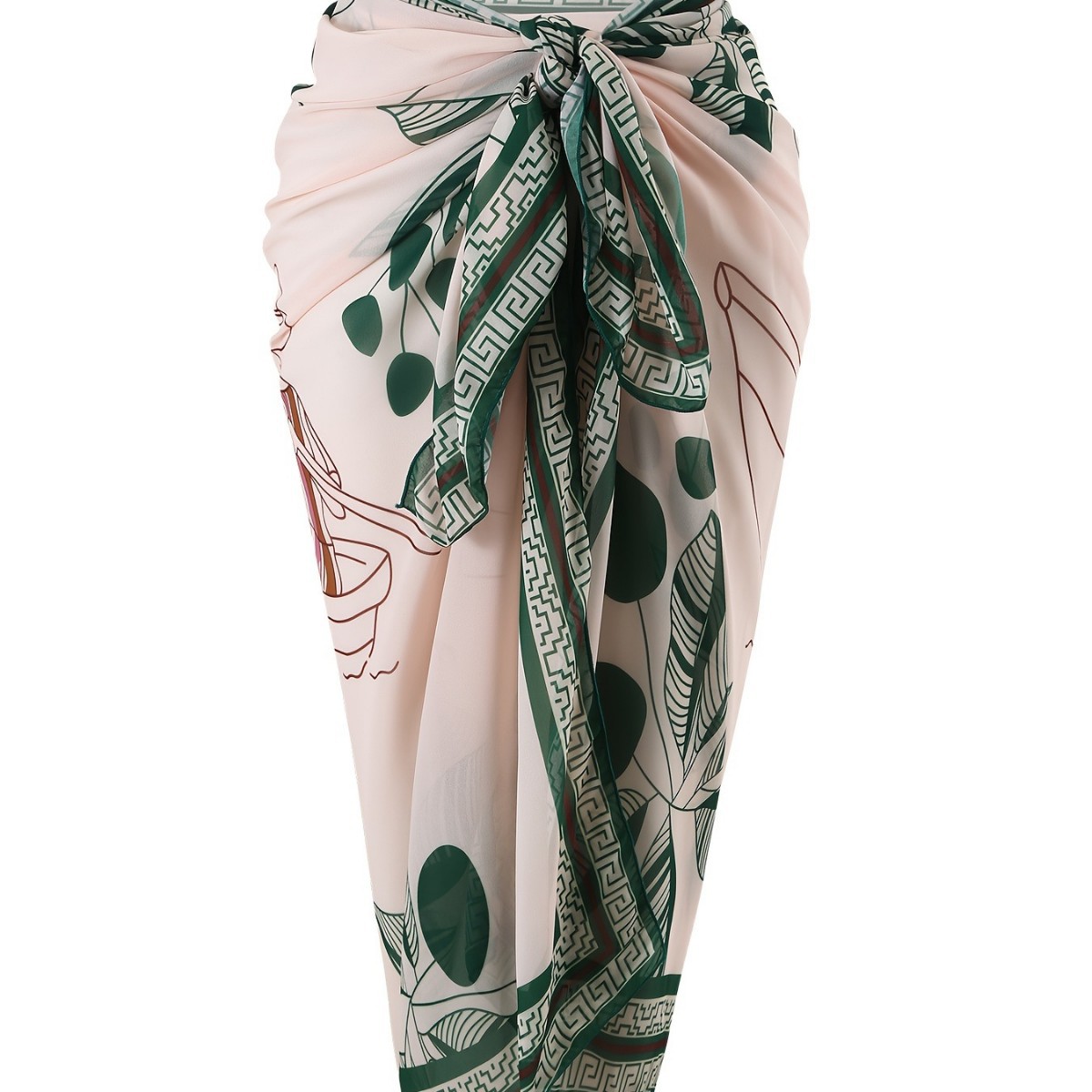 Maillot de bain une pièce style rétro français, jupe en mousseline, robe de plage, collection européenne et américaine pour femmes, nouveauté 2026_voghion.com