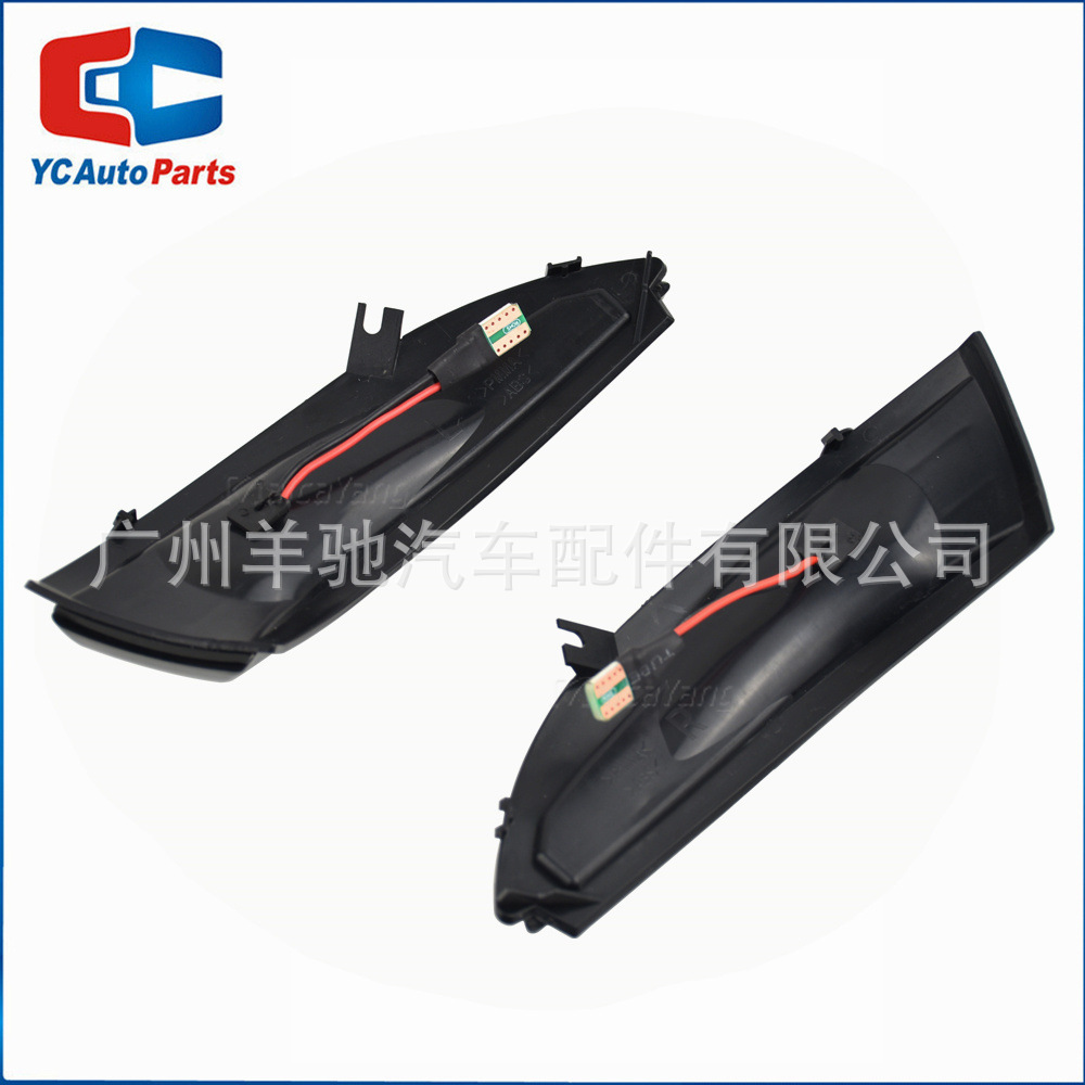 Aplicable a Renault Clio IV 13 - 18 modificado Espejo retrovisor LED Lámpara de corriente Luz de dirección