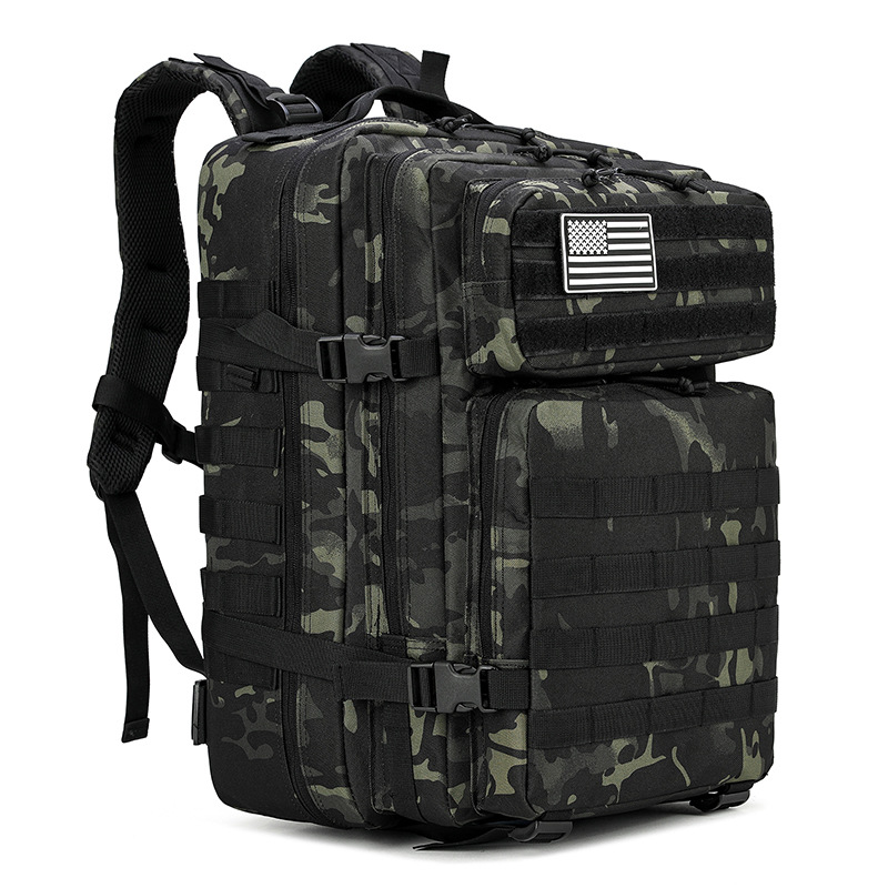 Mochila táctica para exteriores, mochila deportiva de viaje, montañismo, senderismo, camuflaje, gran capacidad, ciclismo, fabricante, mayorista, Amazon