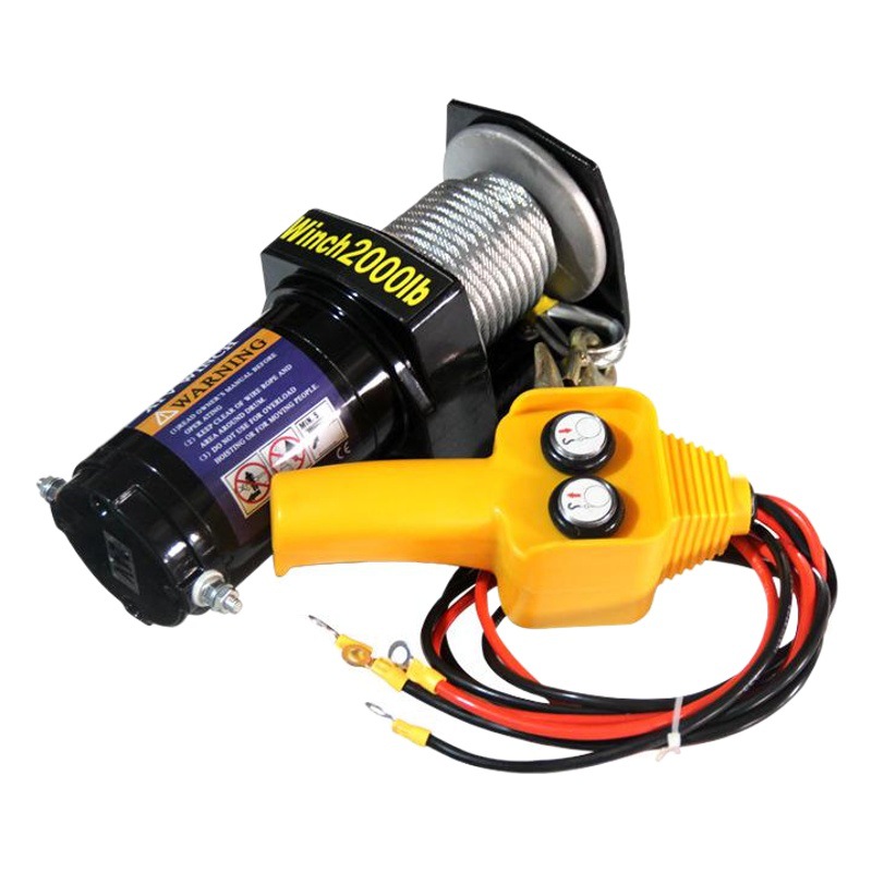 Cabrestante de coche al por mayor 12v24v cabrestante vehículo todoterreno autoayuda cable tractor remolque coche cabrestante eléctrico