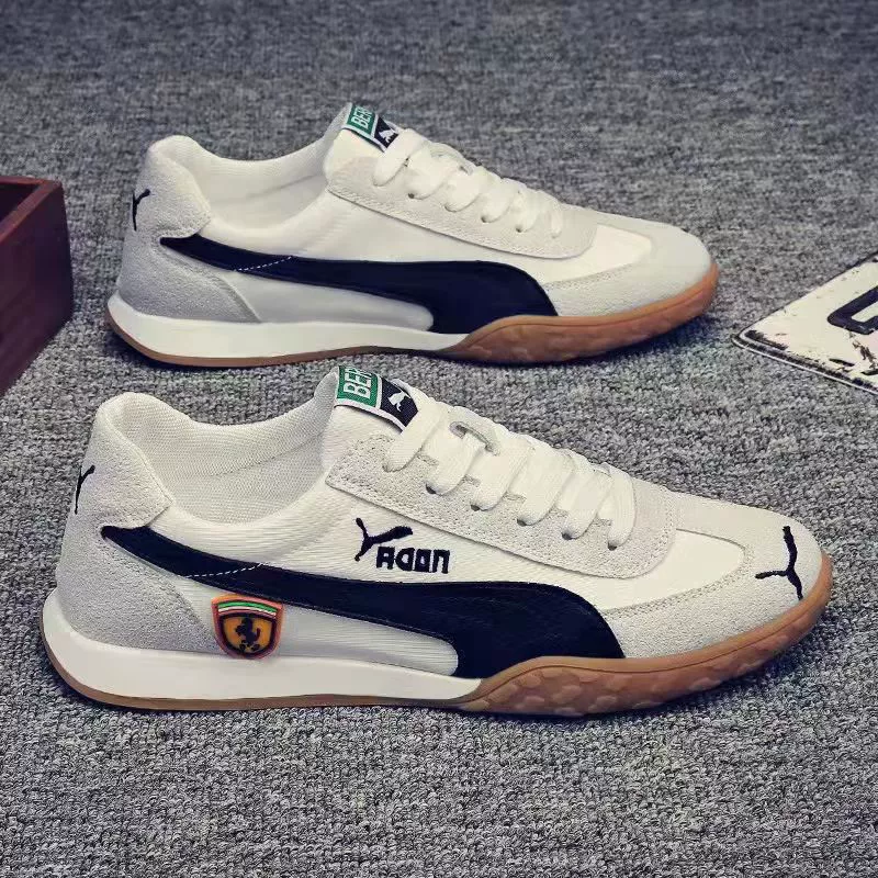 Breathable fashionable casual footwear for leisure, men's sports shoes, trend of season, Korean style, wholesale