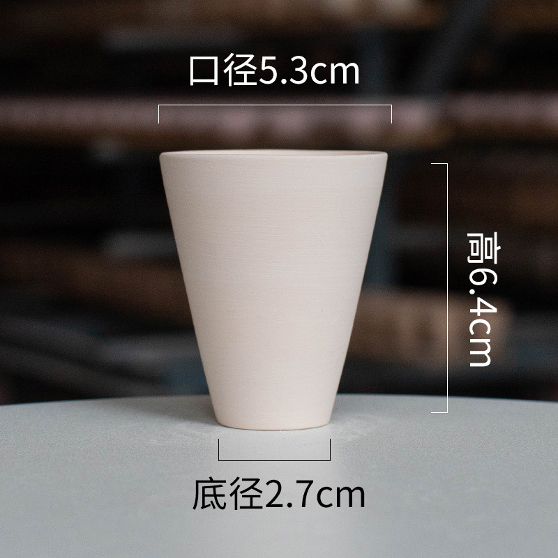 Taza de Cerámica Blanca para Pintar DIY para Manualidades y Niños