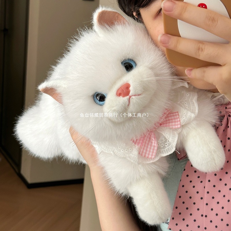 仿真布偶猫咪玩偶会叫毛绒玩具公仔睡觉抱枕安抚娃娃女生生日礼物|undefined