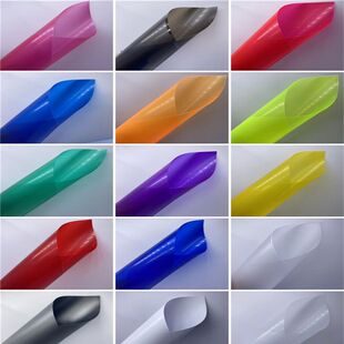 ��ɫ͸���ɫPVC�zƬ��Ƭ�ӹ�0.3mmapet����Ƭ�ļt�S�{�G��͸��PP
