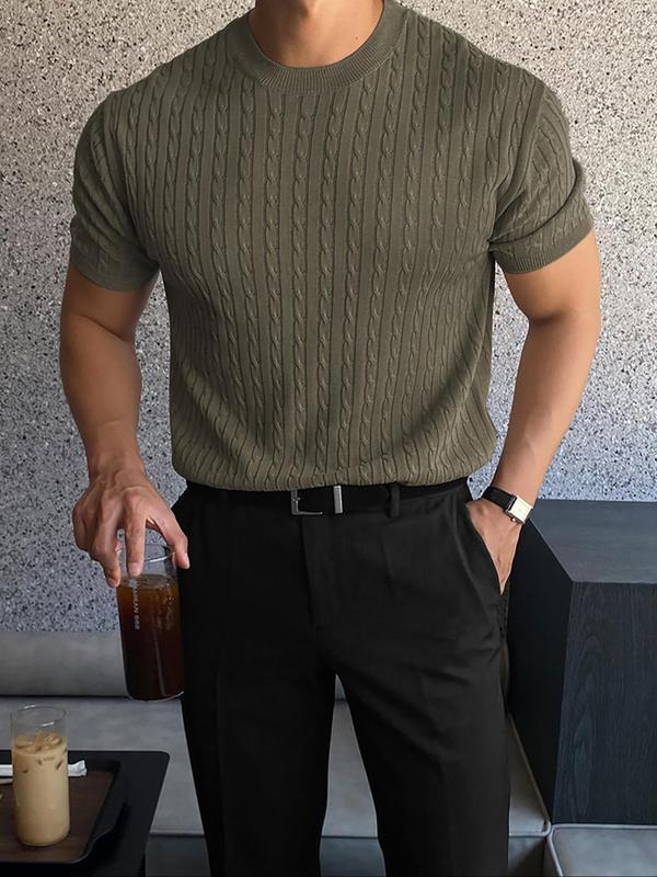 E9735 亚马逊速卖通款 Knitwear 跨境代发新款男式针织衫|undefined