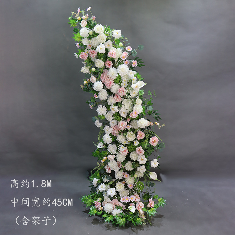 婚庆道具牛角羊角花艺拱门路引舞台套装架子成品弧形户外婚礼背景|undefined