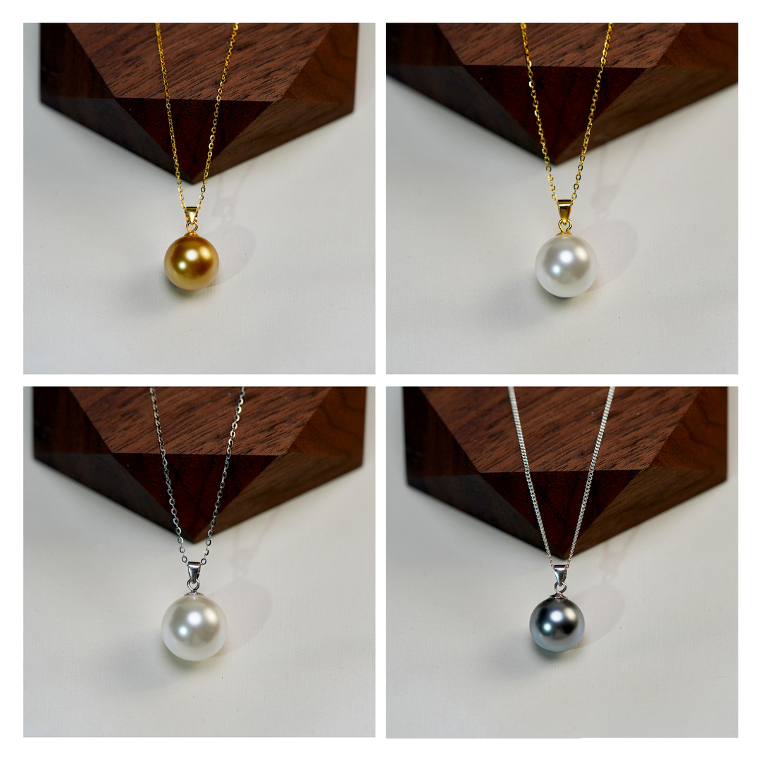 Natural Freshwater Pearl Pendant Necklace 2
