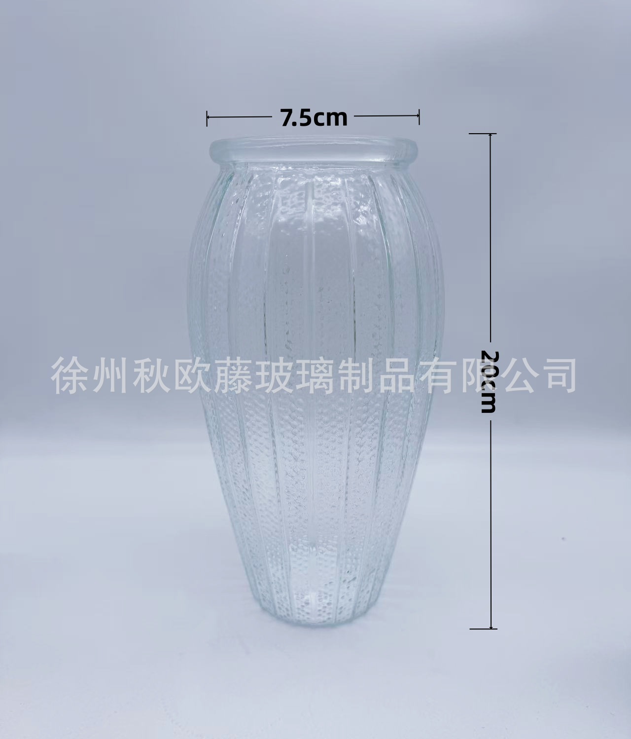 Jarrón de vidrio de barril cónico, estilo nórdico, simple, grande, jarrón transparente, arreglo floral, decoración de escritorio de alta gama, sala de estar