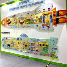 幼儿园益智墙面玩具.墙壁游戏板.儿童早教走廊装饰玩具科普认知板