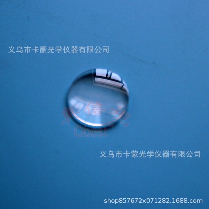 直径33.5mm亚克力双凸透镜光学凸镜 加工光学透镜凸透镜VR镜片