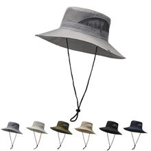 夏季遮陽帽戶外運動登山騎行釣魚帽防紫外線工作大檐帽子批發